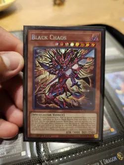Yu-Gi-Oh Black Chaos CORI-EN001 Secret Rare Near Mint - Image 1
