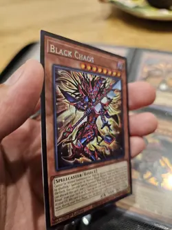 Yu-Gi-Oh Black Chaos CORI-EN001 Secret Rare Near Mint - Image 2