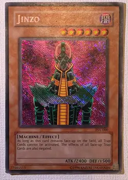 Konami Jinzo PSV-000 Pharaoh's Servant Secret Rare Holo 2400/1500 Unlimited - Image 1