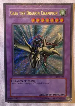Gaia the Dragon Champion LOB-125 The Legend of Blue Eyes White Dragon Unlimited - Image 1