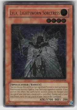 Lyla, Lightsworn Sorceress (UTR) LODT-EN019 Ultimate Rare Yu-Gi-Oh Unlimited LP - Image 1