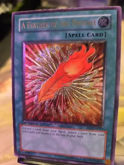 Ultimate Rare A Feather of the Phoenix FET-EN037 1st Edition Yugioh LP/MP - Image 3