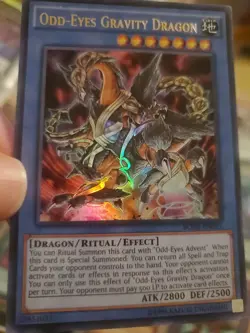 Yu-Gi-Oh! Odd-Eyes Gravity Dragon BOSH-EN043 Unlimited Ultra Rare NM - Image 1