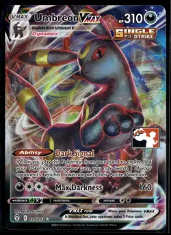 Umbreon Vmax 095/203 Full Art Prize Series Stamped English Pokemon Card (LP) - Image 1
