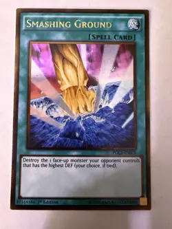 Yugioh - Smashing Ground - Gold - 1st - PGL2-EN075 - NM - Image 1