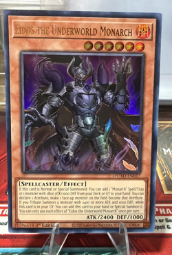 Yugioh Eidos The Underworld Monarch DUAD-EN017 NM Duelist's Advance 1st Edition - Image 1
