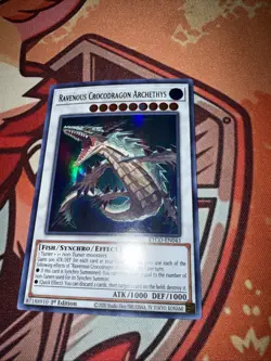Yugioh Ravenous Crocodragon Archethys ETCO-EN043 Ultra Rare 1st Ed NM - Image 1