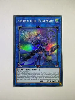 YuGiOh Aromalilith Rosemary PHNI-EN050 Super Rare 1st Edition - Image 1