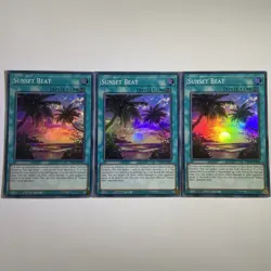 3 x YuGiOh Sunset Beat PHNI-EN086 Super Rare 1st Edition Playset - Image 1