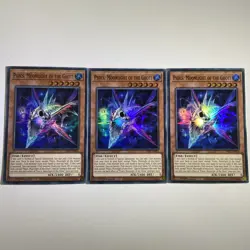 3 x YuGiOh Psiics, Moonlight of the Ghoti PHNI-EN016 Super Rare 1st Edition Set - Image 1