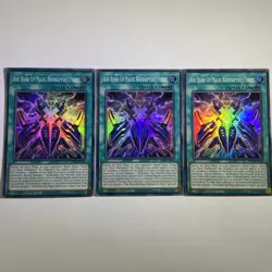 3 xRise-Rank-Up-Magic Raidraptor's Force Super Rare PHNI-EN056 YuGiOh Playset - Image 1