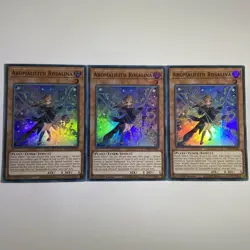 3 x YuGiOh Aromalilith Rosalina PHNI-EN022 Super Rare 1st Edition Playset - Image 1