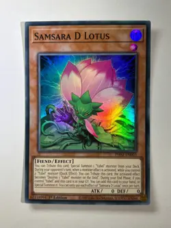 Samsara D Lotus PHNI-EN003 Super Rare 1st Edition YuGiOh Card NM - Image 1