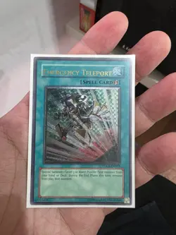 Yu-Gi-Oh Emergency Teleport [Ultimate Rare] TDGS-EN053 The Duelist Genesis - Image 1