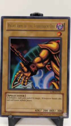 Yu-Gi-Oh Right Arm Forbidden One LOB-EN122 Ultra Rare Unlimited NM Worldwide Eng - Image 2