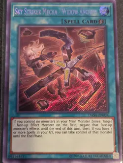 Sky Striker Mecha - Widow Anchor DASA-EN034 Dark Saviors Unlimited Secret Rare - Image 1