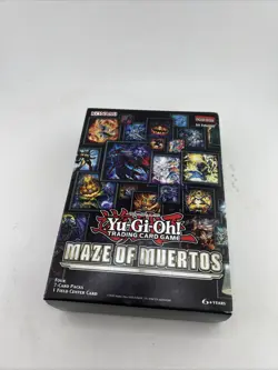 Yu-Gi-Oh! Maze of Muertos Field Center Card Box Four 7 Card Packs New Sealed - Image 1