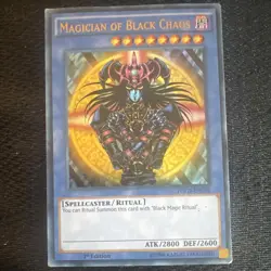 Konami Yu-Gi-Oh! TCG Magician of Black Chaos YGLD-ENC01 Ultra Holo Eng - Image 1