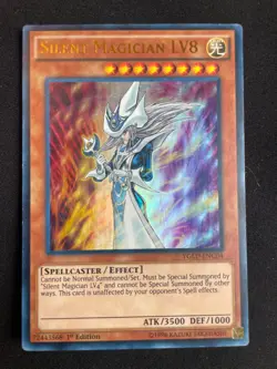 Yu-Gi-Oh! TCG Silent Magician LV8 YGLD LP 1st Edition Ultra Rare - Image 1