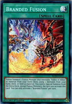 Branded Fusion BLTR-EN111 BLTR Yu-Gi-Oh 1st Edition Secret Rare NM/M - Image 1