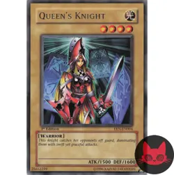 Yugioh Queen's Knight EEN-EN004 Rare 1st Edition LP - Image 1