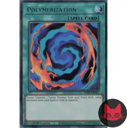Yugioh Polymerization RA02-EN047 Ultra Rare 1st Edition NM - Image 1