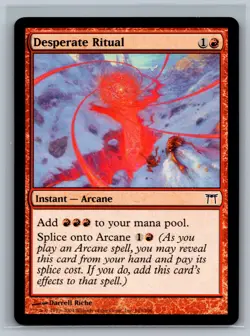 Magic MTG Champions of Kamigawa Desperate Ritual #163/306 TCG CCG - Image 1