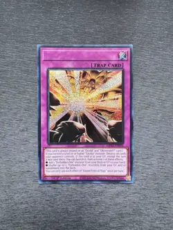 YuGiOh! Exxod Fires Of Rage MP25 - Error Misprint No Name No Imprint 1st Ed NM - Image 1
