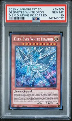 2020 1ST EDITION #ENS05 DEEP-EYES WHITE DRAGON PSA 10 - Image 1
