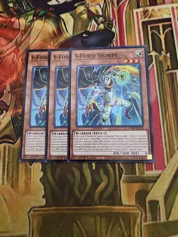 3X S-Force Signify - CORI-EN020 - Common 1ST ED NM YuGiOh - Image 1