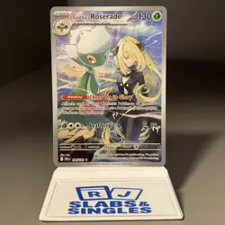 Pokemon TCG Cynthia's Roserade Card Destined Rivals 184/182 Illustration Rare - Image 1