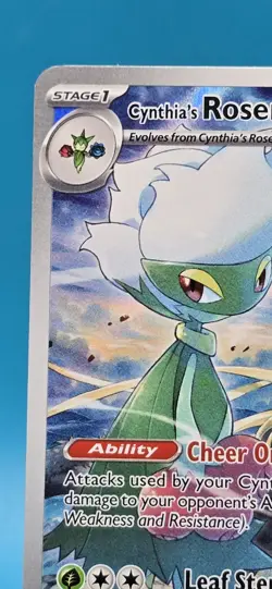 Cynthia's Roserade 184/182 Destined Rivals Pokemon TCG Illustration Rare Eng. B8 - Image 2