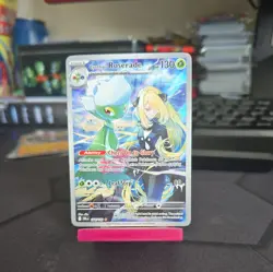 Pokemon TCG Destined Rivals Cynthia's Roserade Illustration Rare Card 184/182 - Image 1