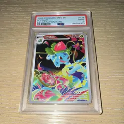 Pokemon PSA 9 2025 Ivysaur 134/132 ME01 Mega Evolution Illustration Rare Holo EN - Image 1