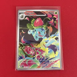 Pokemon Ivysaur Illustration Rare 134/132 Mega Evolution - Image 1