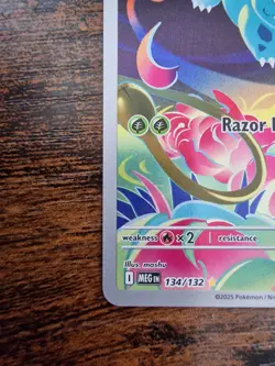 Pokemon Ivysaur Illustration Rare 134/132 Mega Evolution - Image 4