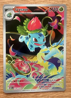 Ivysaur 134/132 Mega Evolution Illustration Rare Pokemon - Image 1