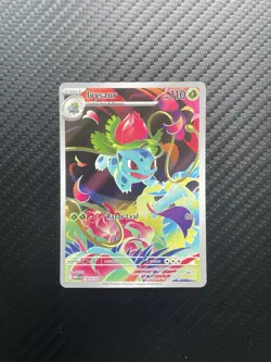 Pokemon TCG - Ivysaur 134/132 Illustration Rare Mega Evolution NM - Image 1