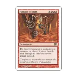 WOTC MtG 8th Ed Furnace of Rath (R) VG - Image 1