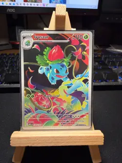 Pokemon TCG Ivysaur 134/132 – Illustration Rare – Mega Evolution – Near Mint - Image 1