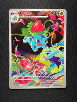 Pokemon TCG Ivysaur 134/132 – Illustration Rare – Mega Evolution – Near Mint - Image 2