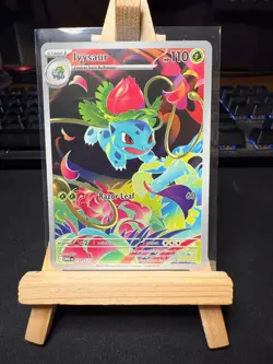 Pokemon TCG Ivysaur 134/132 – Illustration Rare – Mega Evolution – Near Mint - Image 1