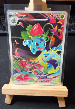Pokemon TCG Ivysaur 134/132 – Illustration Rare – Mega Evolution – Near Mint - Image 1