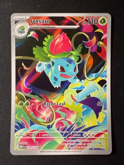 Pokemon TCG Ivysaur 134/132 – Illustration Rare – Mega Evolution – Near Mint - Image 2