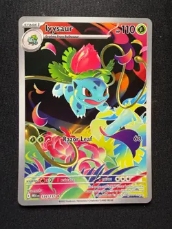 Pokemon TCG Ivysaur 134/132 – Illustration Rare – Mega Evolution – Near Mint - Image 2