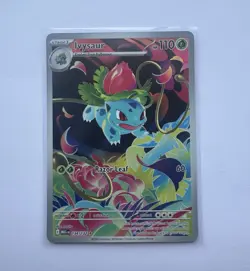 Pokemon TCG Ivysaur 134/132 Me01: Mega Evolution Holo Illustration Rare 110HP - Image 1