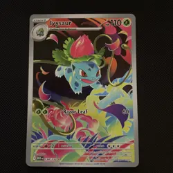 Ivysaur 134/132 Illustration Rare Mega Evolution Holo Pokemon Card NM - Image 1