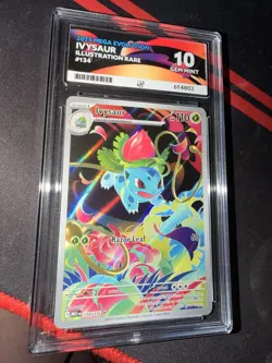 ACE 10 Ivysaur 134/132 Me01 Mega Evolution Illustration Rare Holo Pokemon (EN) - Image 1