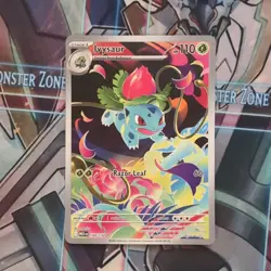 Pokemon TCG Ivysaur 134/132 Illustration Rare Holo Mega Evolution - Image 1