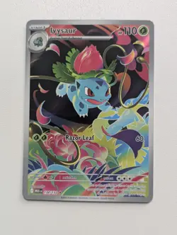 Ivysaur 134/132 Mega Evolution Illustration Rare Pokemon Card Near Mint - Image 1